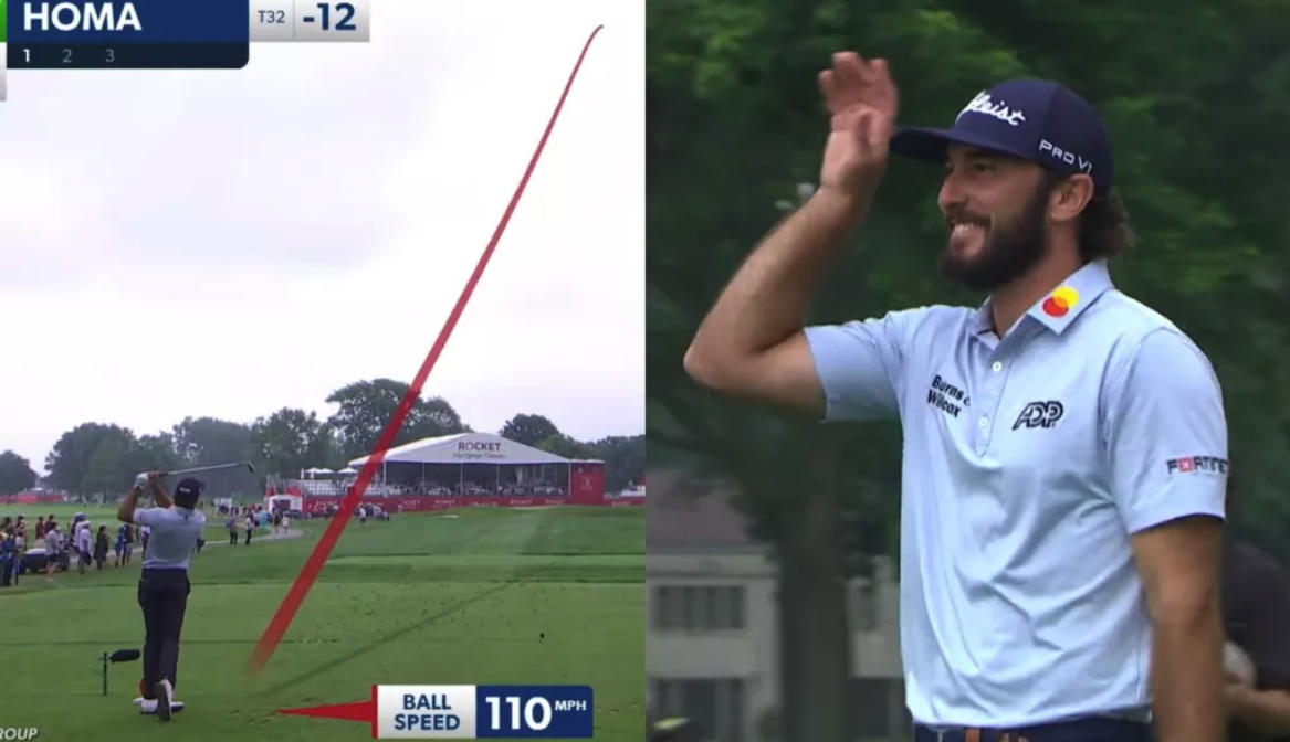 HOLE in One! AMAZING backspin ace at Rocket Mortgage by Max Homa